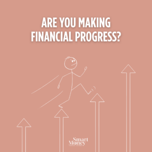 illustration showing gradual financial progress over time